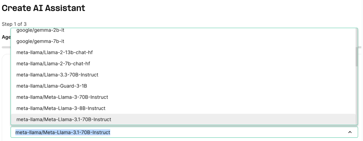 Telnyx List of Models